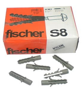 FISHER BKS S8+SEKRUP (25 PCS)