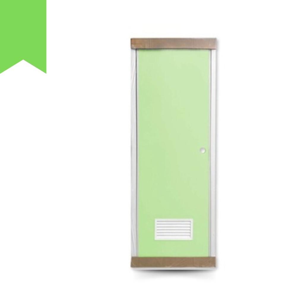 FOCUS/MILPO PINTU PVC HIJAU TEBAL KUSEN  9 CM