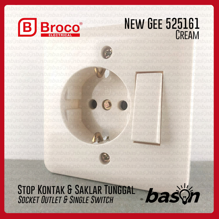 BROCO 525161 SAKLAR ENGKEL STOP KONTAK IB