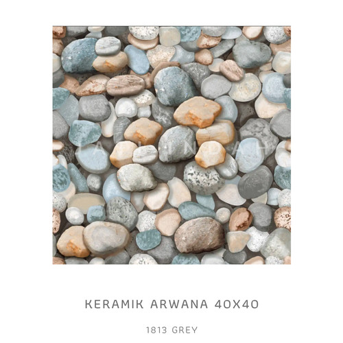 ARWANA 1813 GREY RUSTIC KW 1 40X40
