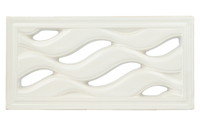 TRISENSA LOSTER KERAMIK RO-131E MINIMALIS PUTIH 20X40 (DSC)