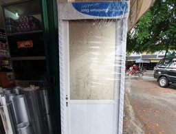 [DD020201025464] EDEN PINTU UPVC 8901 PUTIH KACA 1/2 ENGSEL KANAN (DSC)