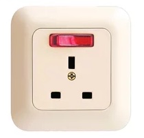 [EE030114074982] BROCO 4101-53SD STOP KONTAK AC BSI STANDARD WHITE