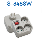 [EE030114105906] UTICON S-348SW (B) STOP KONTAK 3 IN 1 (DSC) 