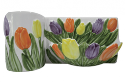 [FF0403056204] TRISENSA TEMPAT SABUN KERAMIK TULIP TS-116 VENICE 11X25 (DSC)