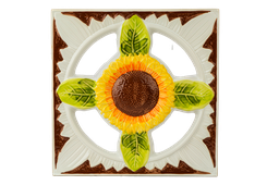 [FW0405016099] LOSTER KERAMIK RO37B BUNGA MATAHARI ORANGE 20x20 (DSC)