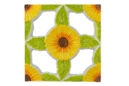[FW0405036196] TRISENSA LOSTER KERAMIK RO-75C SUN FLOWERS 2 YELLOW 30X30 (DSC)
