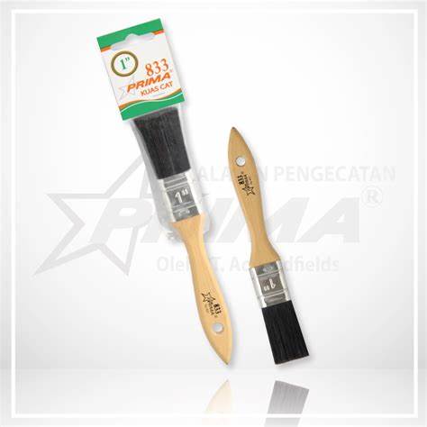 PRIMA 833 KUAS CAT BULU HITAM 1.5 INCH (DSC)