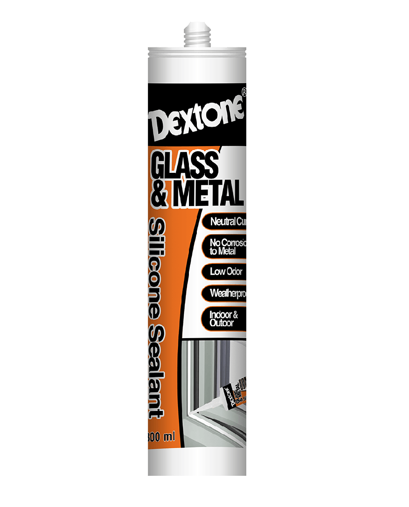 DEXTONE SILICONE SEALANT NEUTRAL GLASS & METAL PUTIH