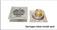 NB SARINGAN GOT MODEL APEL STAINLESS