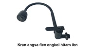 NB KRAN ANGSA FLEX ENGKOL HITAM STAINLESS
