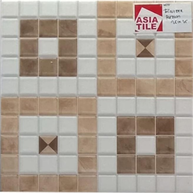 ASIA TILE RIVIERA BROWN 25x25