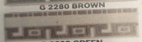 LIST KERAMIK 2280 BROWN 8x25