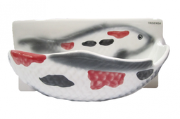 [FF0403056210] TRISENSA TEMPAT SABUN TS-85 VENICE KOI WHITE 11X25 (DSC)
