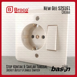 [EE030114087856] BROCO 525161 SAKLAR ENGKEL STOP KONTAK IB